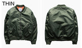 GONTHWID MA1 Bomber Thick Jackets Mens