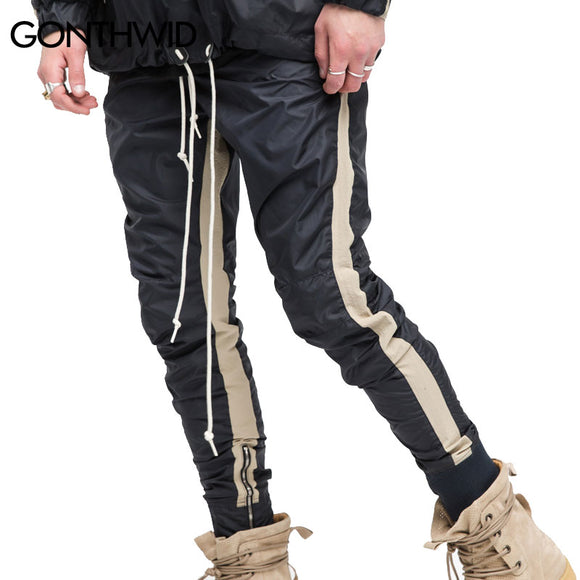 GONTHWID Zipped Ankle Track Pants Mens