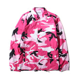 GONTHWID Color Camo Windbreaker Coaches Jackets