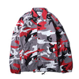 GONTHWID Color Camo Windbreaker Coaches Jackets