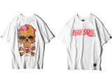 GONTHWID 2018 Men's Summer Blood Skull Printed T Shirts